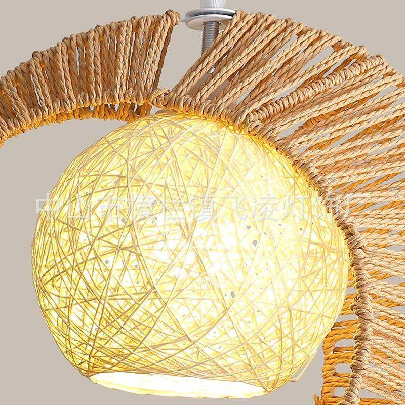 复藤编吊灯厅草26453帽茶室民餐宿饭店日竹艺店式铺商用灯笼竹编,淘宝优惠券,粉丝福利购,淘宝优惠卷