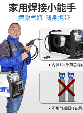 安德利无气二保焊机一体不用二氧化碳气体保护电焊机小型家用220V