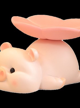 创意可爱玄关入户收纳摆件送女生礼物家居办公室工X位解压装饰品