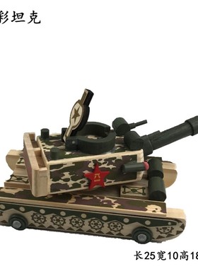 创意复古客厅电视柜酒柜装饰品木质模型摆件帆船古风怀Y旧农具摆