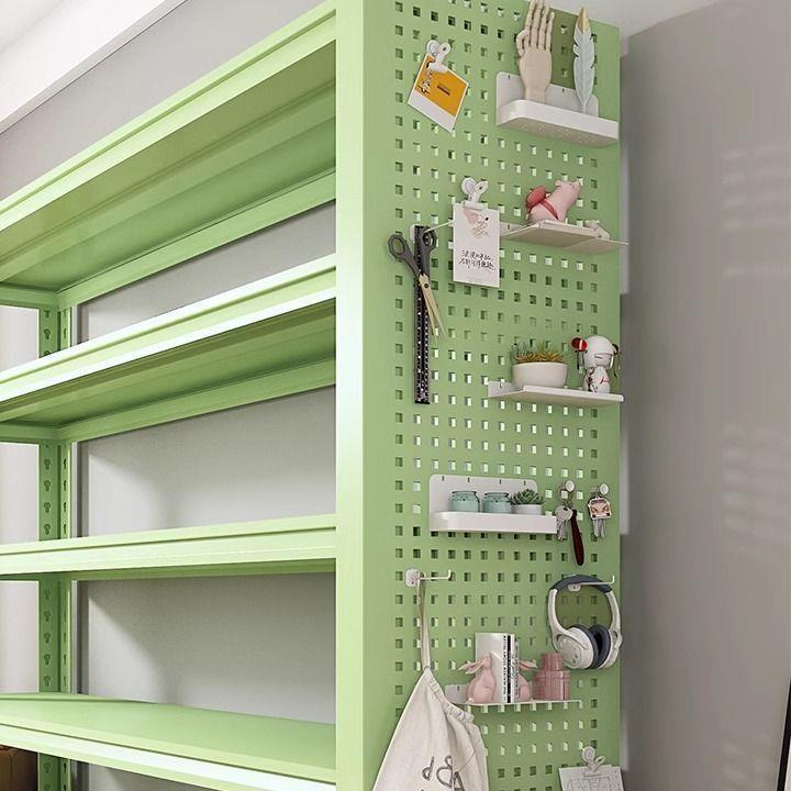 Perforated board accessories board shelf storage rack gold wall punch-free hole living room entrance LGA wall storage rack