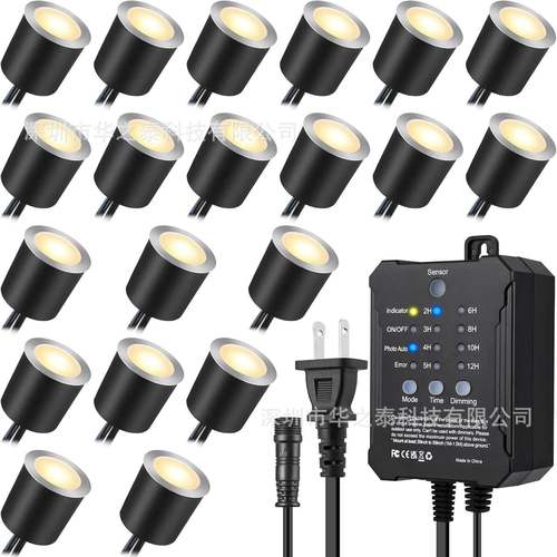 L装ED地无品牌/IP67埋灯甲不锈钢庭院板灯串楼道指示灯别墅花园饰 - 图0