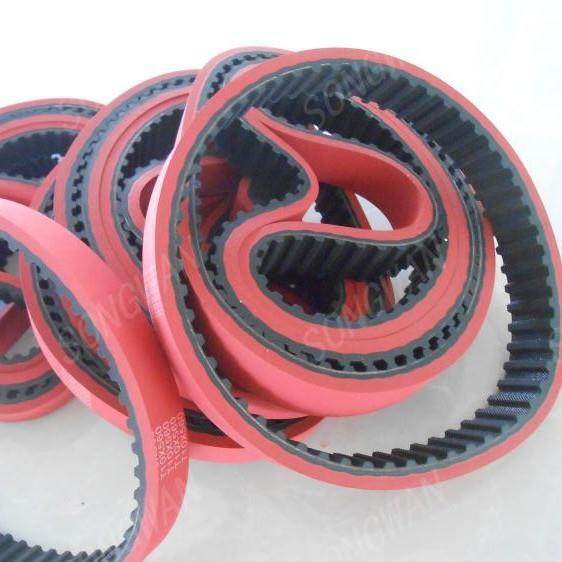 270L加6mm普通红胶72齿节距9.525橡胶同步带梯形齿传动带拉膜机带,淘宝优惠券,粉丝福利购,淘宝优惠卷