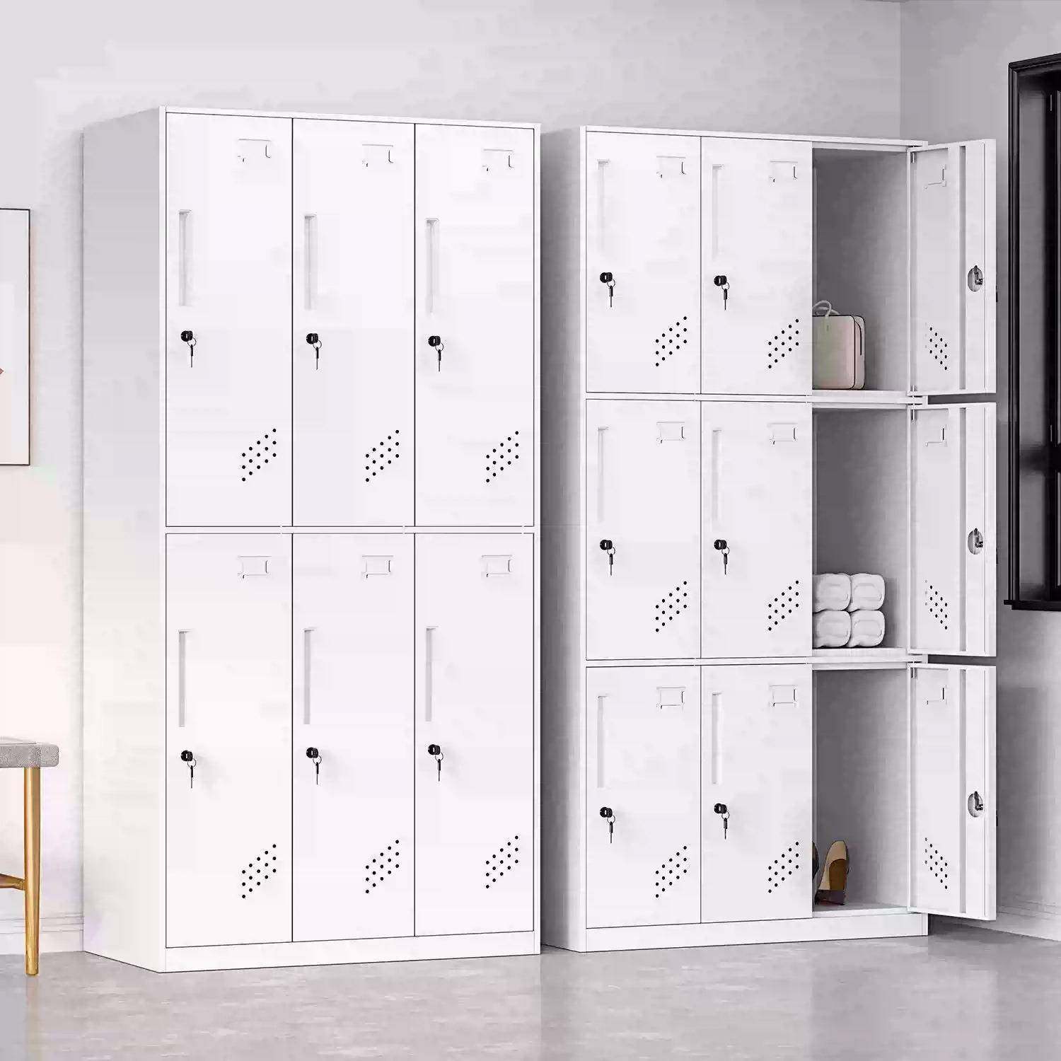 北钢制更衣柜员宿工子舍浴室储物窄边柜带锁京健身房存包GZG柜黑,淘宝优惠券,粉丝福利购,淘宝优惠卷