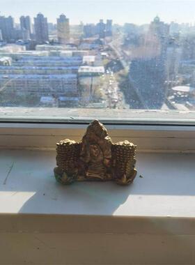 家居缺口角路打孔角墙刀反拱天战狮子路口剪刀镇房子摆件石敢当客
