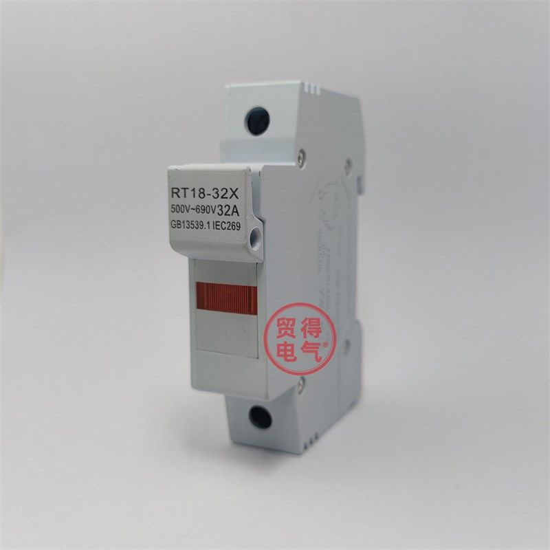 RT18-32X 1P2P3P4P导轨道式熔断器底座带灯指示保险座新款R015 - 图3
