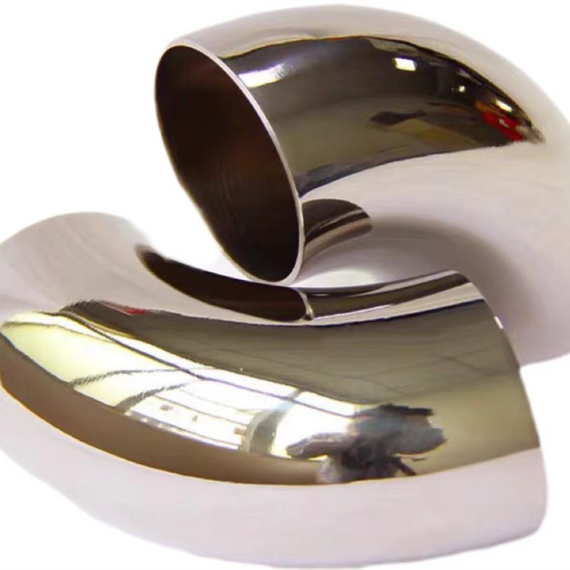 卫生级焊接弯头304/316不锈钢90度内外镜面抛光冲压烤电接弯管 - 图0