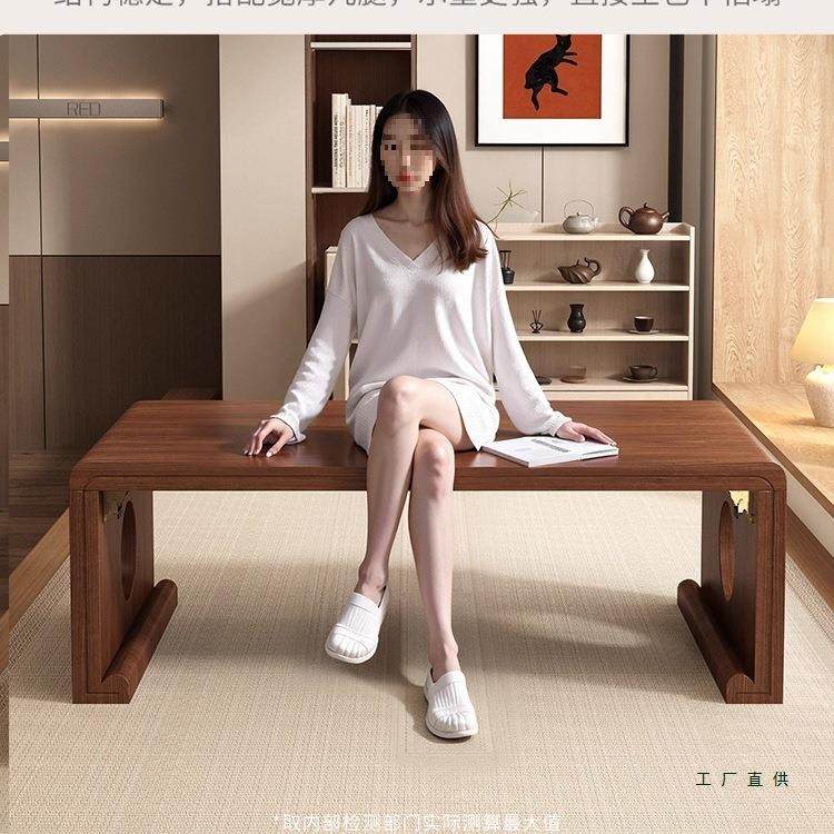 飘窗小桌子木炕件桌榻米茶桌茶几三榻套窗RWX台矮实书桌卧室坐地,淘宝优惠券,粉丝福利购,淘宝优惠卷