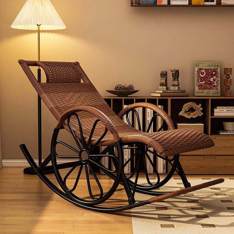 藤编懒人椅藤躺老人摇椅大人摇摇椅背靠夏季椅家985用逍遥椅阳台,淘宝优惠券,粉丝福利购,淘宝优惠卷