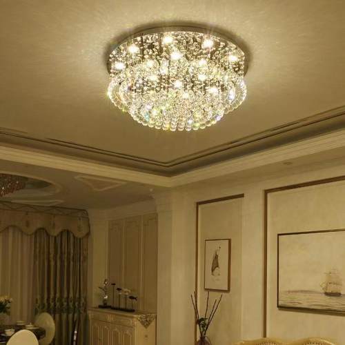 门闪达客厅灯餐厅灯水晶吊灯创意炫874性个客厅灯厅光过道水晶吊 - 图1