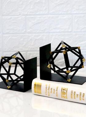 欧轻SK-0002式金家属摆件创意居书房艺术书立奢摆设装饰工艺品厂