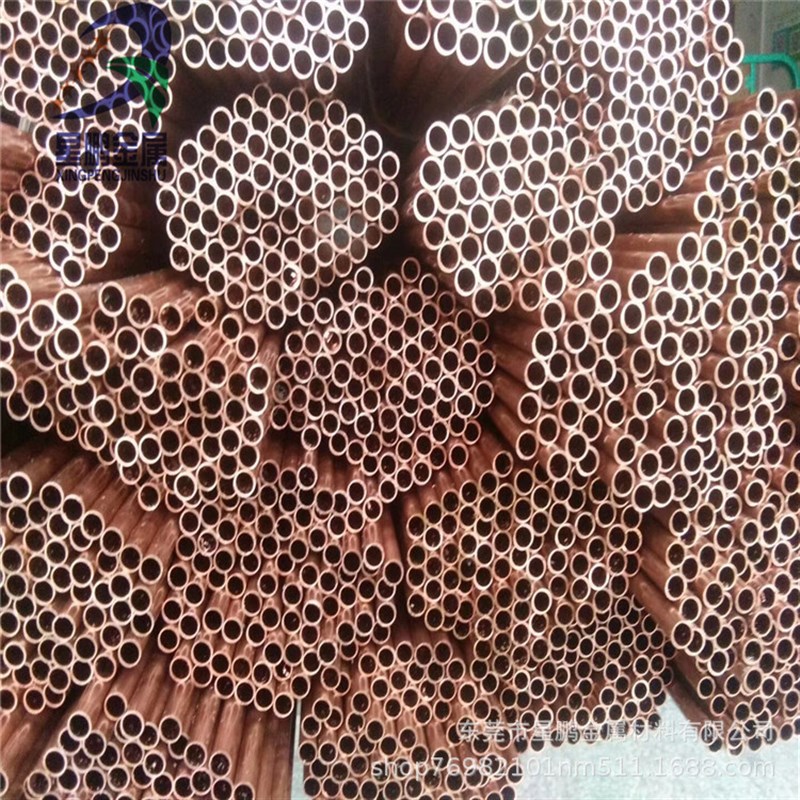 T2国标去磷无缝紫铜管精抽毛细纯铜管厂价 h65多孔管放电铜管 - 图1