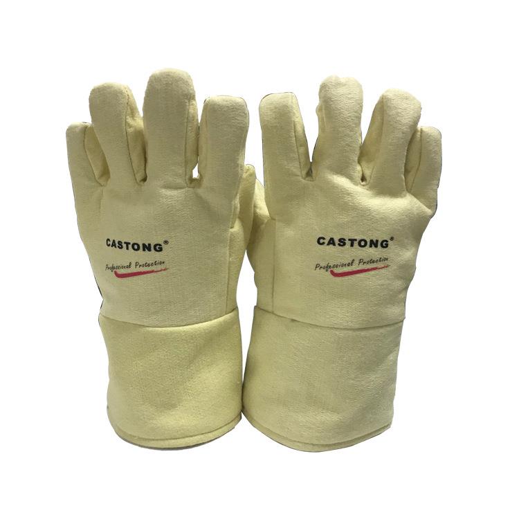 LUE现卡顿YEEE1-345耐高温500烧烤防烫防货火手套隔司热电焊工业 - 图3