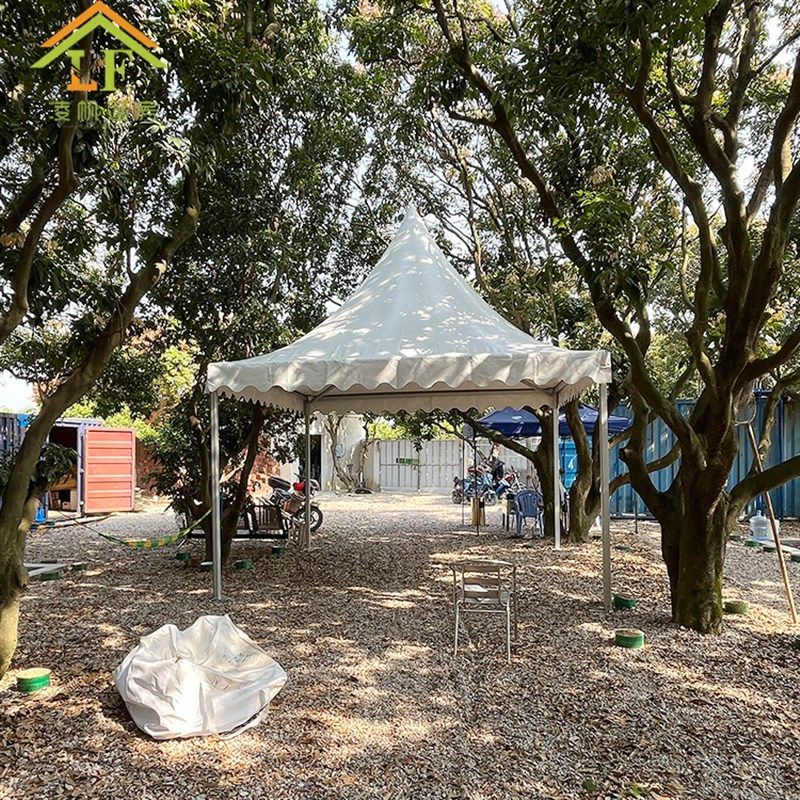 广州篷房厂家热销户外活动Pagoda tent 铝合金尖顶帐篷 宝塔帐篷 - 图1
