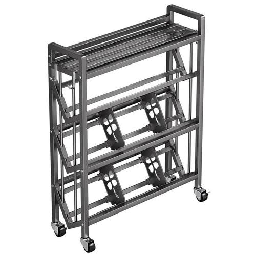 书架落用地LDSJ01用多家层放书本家绘本架不锈钢书柜阅读区儿童书 - 图3