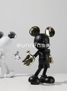 简约件轻奢ION网红玄宾老鼠潮流摆迎儿童房卡通关客厅店面软装饰