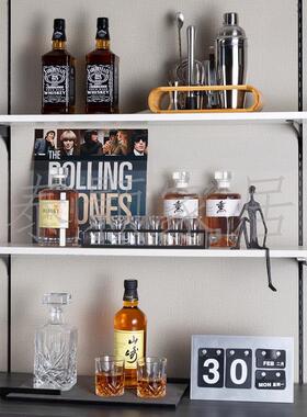 现代装售楼部酒柜边柜日式威士忌餐酒酒具饰道具样板间JJ厨房摆件