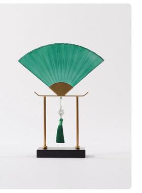 中家式摆件中式酒饰柜新家居饰品装品家庭客厅里YB-ML869软装扇形