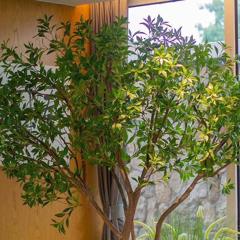 景马醉木仿真绿树植假植物室TED内设计橱窗装饰大型造落地景观仿 - 图3