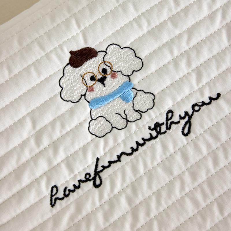 全水洗棉XK202508布丁狗刺绣棉学乳胶枕枕头宝宝枕儿童枕宿舍生成,淘宝优惠券,粉丝福利购,淘宝优惠卷