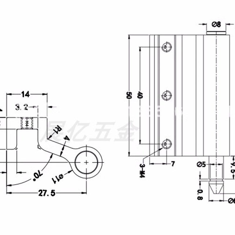 304不锈钢合页工业机械柜门开关控制电箱设备HT0413加厚合页配件,淘宝优惠券,粉丝福利购,淘宝优惠卷