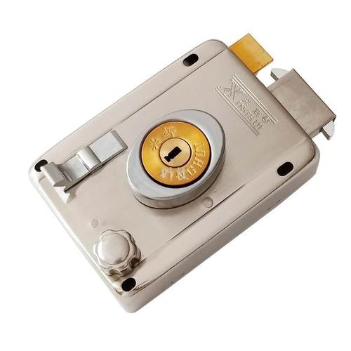 左开带边动碰24710锁外门锁装门防盗锁全铜防钻大锁芯自动自反锁 - 图3