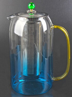 超大玻璃泡茶壶家用花茶壶加厚耐高温过滤茶壶明火煮茶壶茶具套装