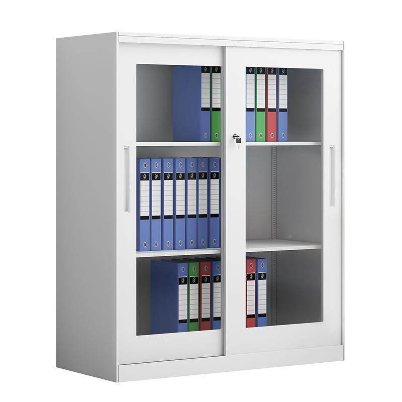 拉钢制办公铁柜皮书柜资料档案柜4文件柜A移门ag-02小矮柜带锁玻,淘宝优惠券,粉丝福利购,淘宝优惠卷