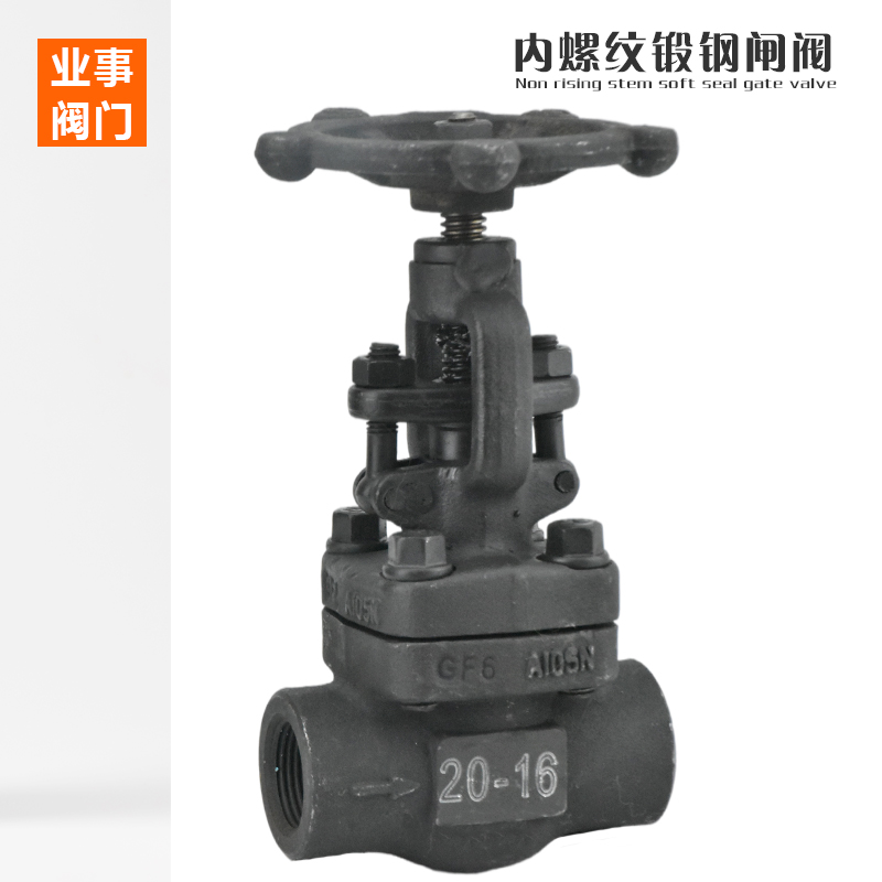 Z11H-16C/25C耐高温蒸汽导热油A105锻钢内螺纹丝扣闸阀DN15 20 25 - 图0