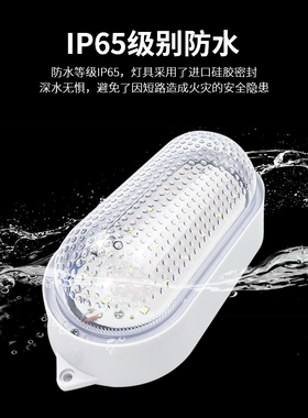 LED冷库专用灯10w20瓦防水防潮防爆照明卫生间灯具浴室低温三防灯
