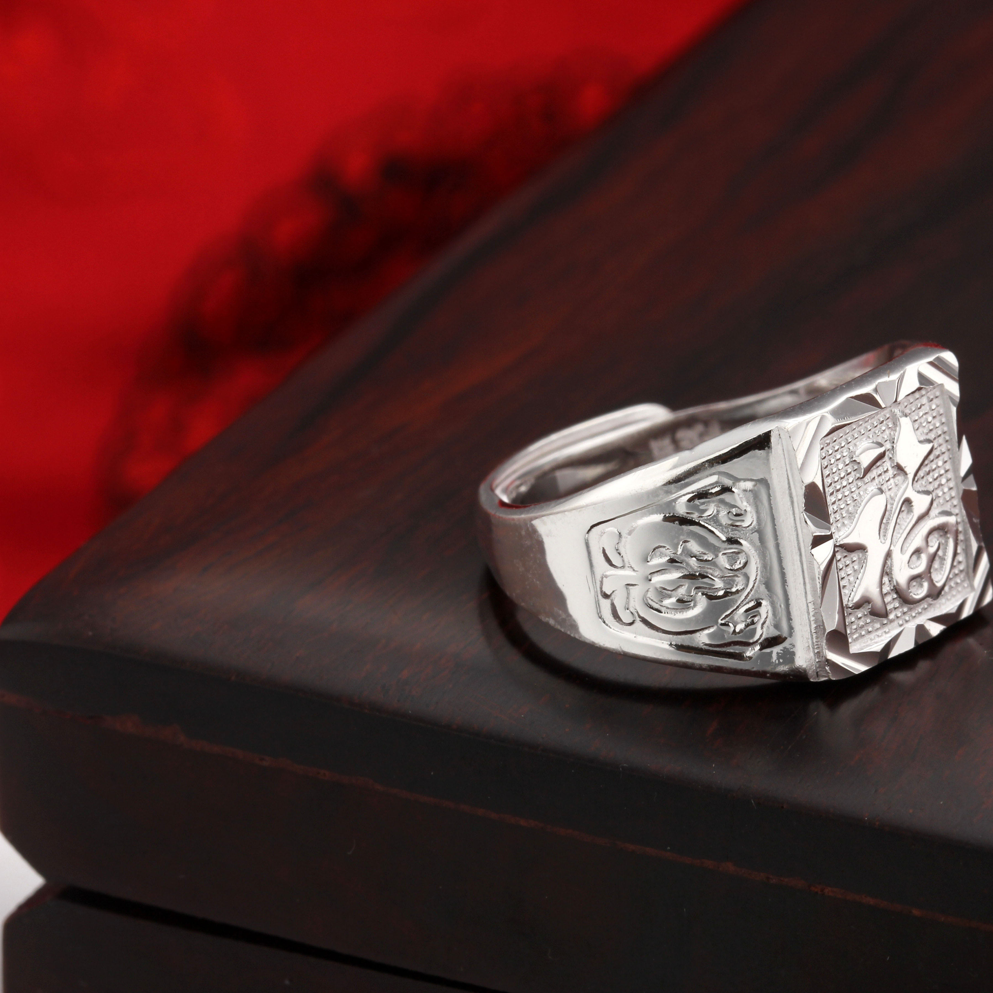 999纯银貔貅男士戒指霸气潮活口单身食指嘻哈足银男生指环可调节,淘宝优惠券,粉丝福利购,淘宝优惠卷