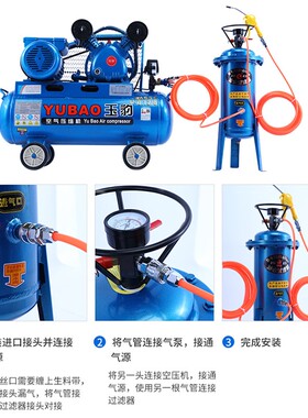 气泵空压机油水分离器空气过滤器精密除水净化压缩空气喷漆干燥机