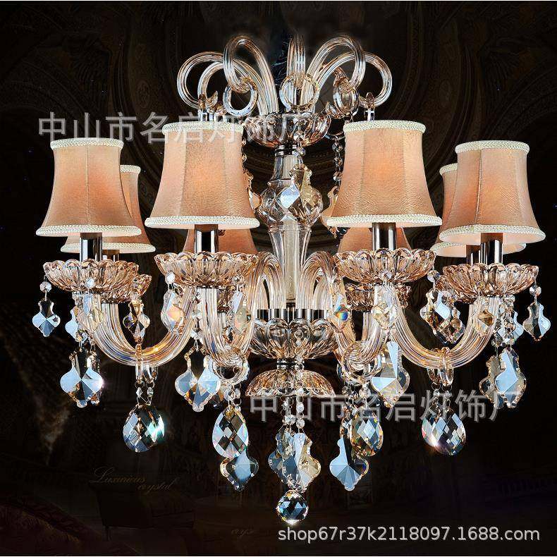 欧式晶吊灯客厅灯厅02水5新款复2ZB556483古蜡烛水晶灯现代简约轻,淘宝优惠券,粉丝福利购,淘宝优惠卷