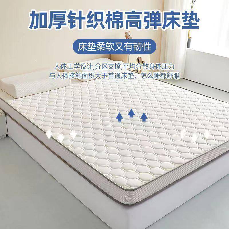 加厚床垫家用软垫学生宿舍榻榻米海绵垫铺底单人床折叠记忆棉 - 图1