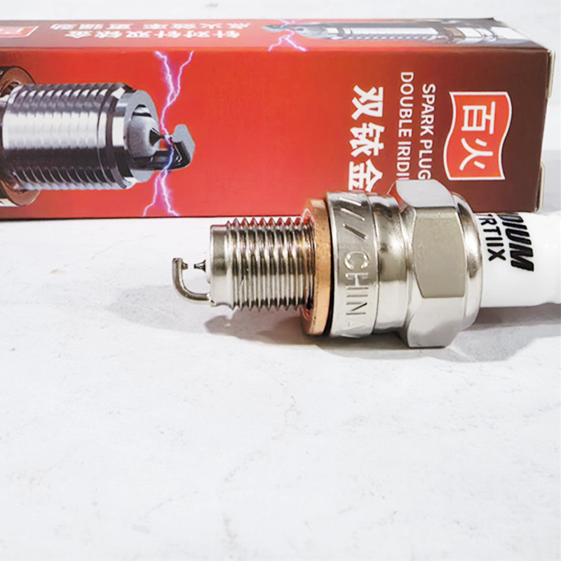 豪爵UHR150 超级鹰UFD125萌哥UCR125萌妹AFR125适用双铱金火花塞 - 图3