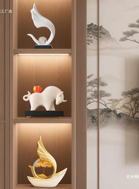 鼎盛轻奢酒柜摆件电视柜艺术家居装饰室品厅办7HTM856J水公风生起