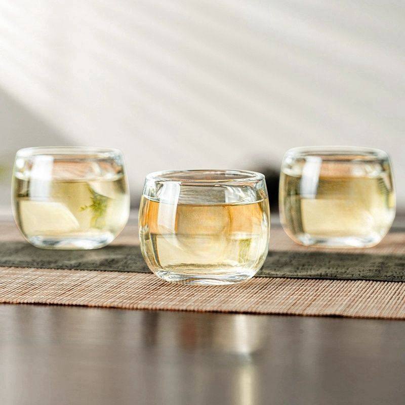 6只 高端家用客厅加厚玻璃茶杯净透玻璃高档茶具中式茶水杯主人杯,淘宝优惠券,粉丝福利购,淘宝优惠卷