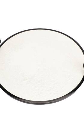 新中板简约金属圆片把托手式盘样房办公室家居客厅桌面018装饰摆