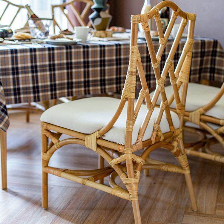 民宿庭院真藤餐椅天然编藤艺椅子藤背餐椅QY-ZT66休闲靠背靠人藤,淘宝优惠券,粉丝福利购,淘宝优惠卷
