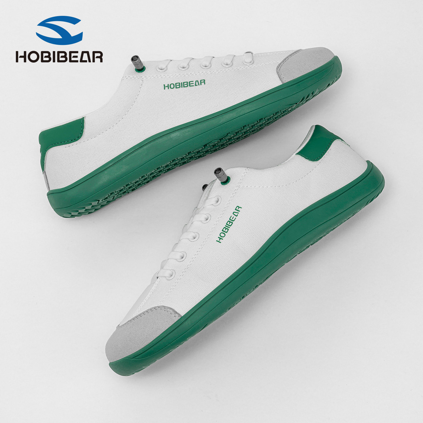 HOBIBEAR哈比熊宽楦赤足鞋2026春季新款4e宽头百搭潮流平步休闲鞋,淘宝优惠券,粉丝福利购,淘宝优惠卷