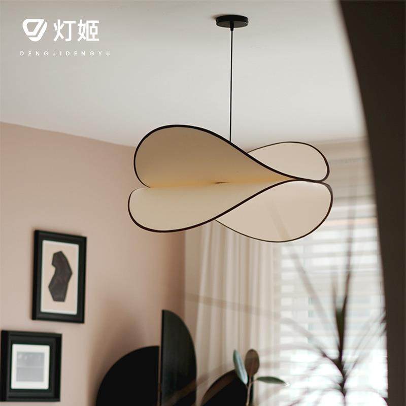 灯姬新款法式中古薯片卧室吊灯客厅灯餐厅布艺日式南洋复古吊灯,淘宝优惠券,粉丝福利购,淘宝优惠卷