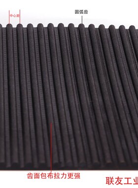 HTD4004-14M橡胶同步带工业传动带圆弧齿传送带齿距=14mm厚度10mm