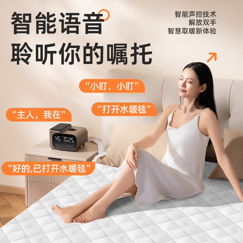 荣事达水暖电热毯水循环加热双人家用智能语音水暖毯除螨水热炕,淘宝优惠券,粉丝福利购,淘宝优惠卷