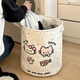Dirty clothes basket, high-looking foldable clothes basket