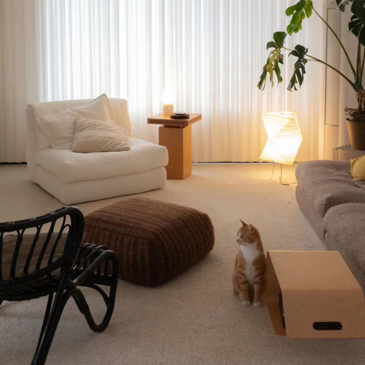 设计师款里里沙发猫抓布艺沙发客厅现代简约轻奢直排自由组合沙发,淘宝优惠券,粉丝福利购,淘宝优惠卷