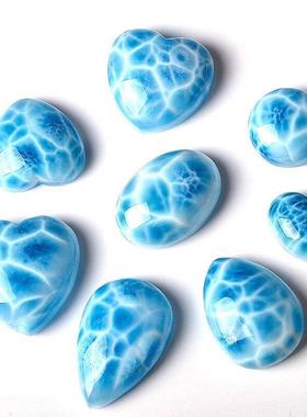 海纹石吊坠天然海纹石手串海纹石单珠拉利玛石拉利玛海纹石水晶蓝