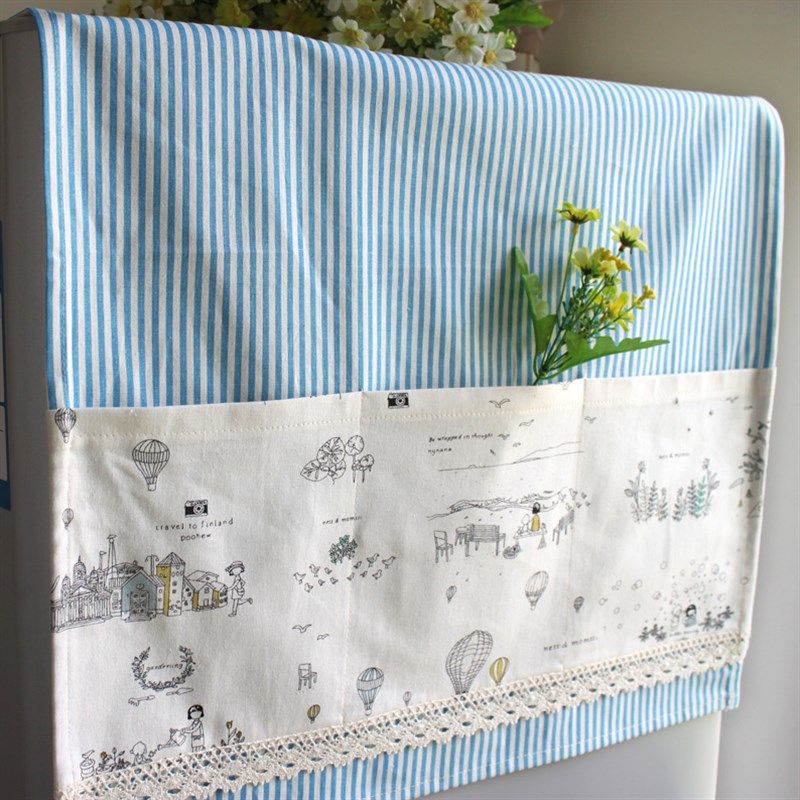 冰箱盖布冰箱布盖巾对开门单开门双开门冰箱防尘罩盖巾收纳袋式,淘宝优惠券,粉丝福利购,淘宝优惠卷