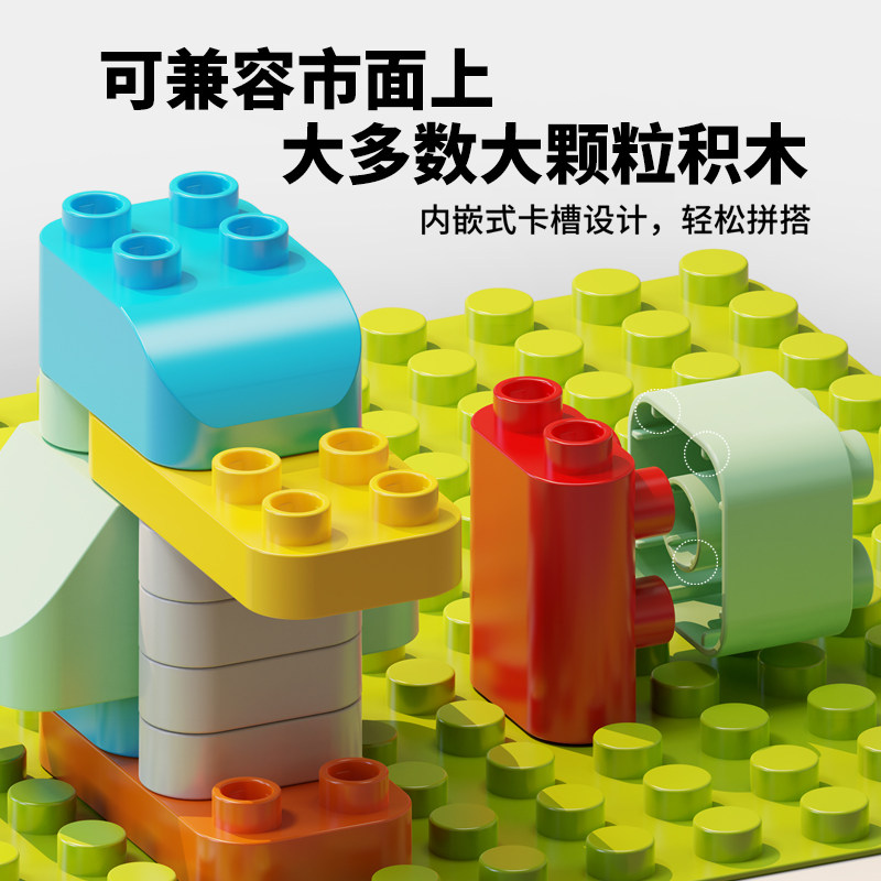 大颗粒拼装积木儿童益智玩具3到6岁男孩女孩宝宝早教立体拼图智力,淘宝优惠券,粉丝福利购,淘宝优惠卷