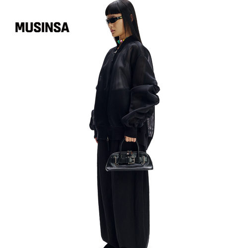 韩国女士春季复古皮带扣小众时髦吸睛迷你手提包贝壳包MUSINSA - 图1