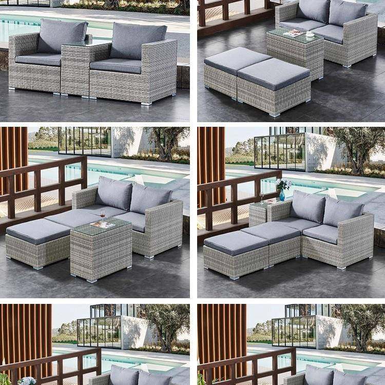 户外藤编沙发茶组合花园阳台216创意藤沙五件套发庭闲院休藤椅几,淘宝优惠券,粉丝福利购,淘宝优惠卷